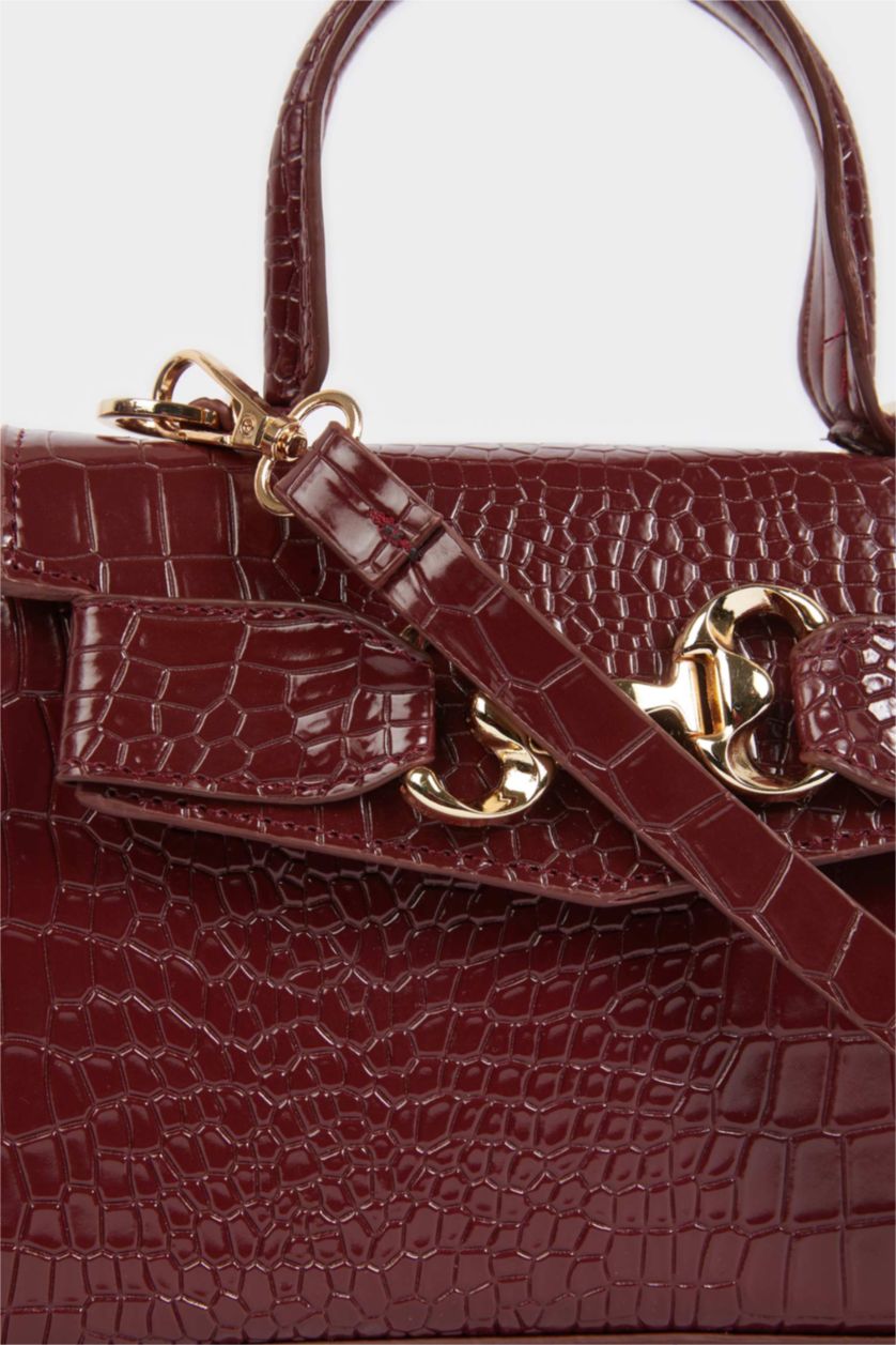 Kadın Bordo Kadın El Çantası