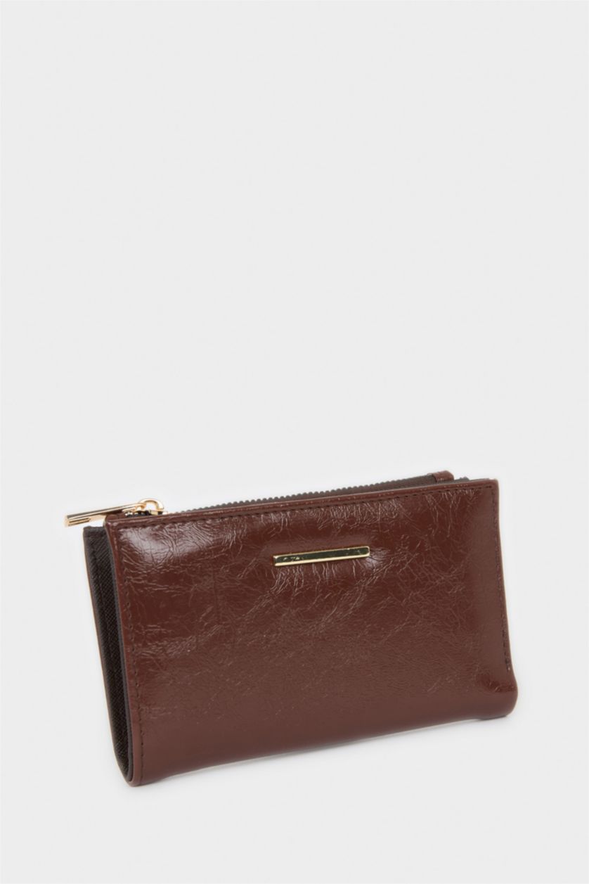 Kadın Vizon Kadın Suni Deri Cüzdan