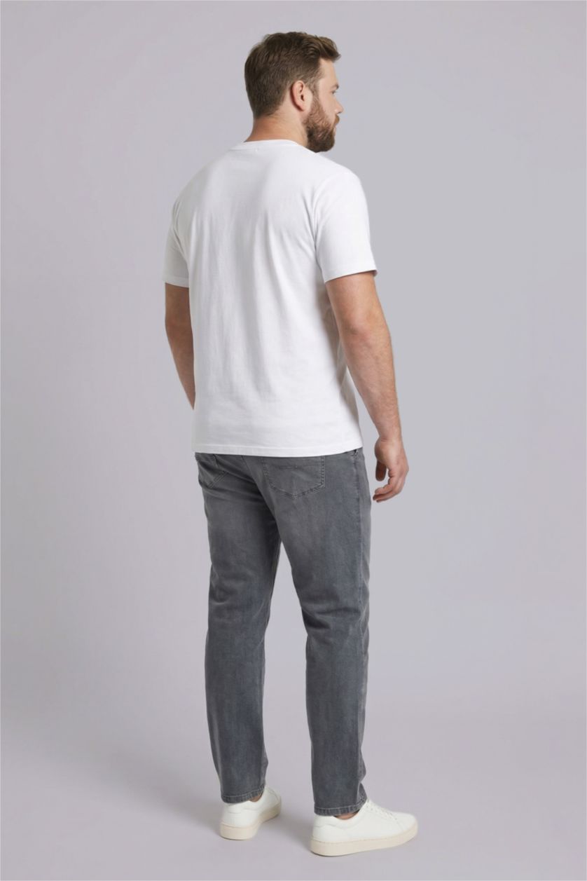 Erkek Siyah Wıde Leg Pantolon