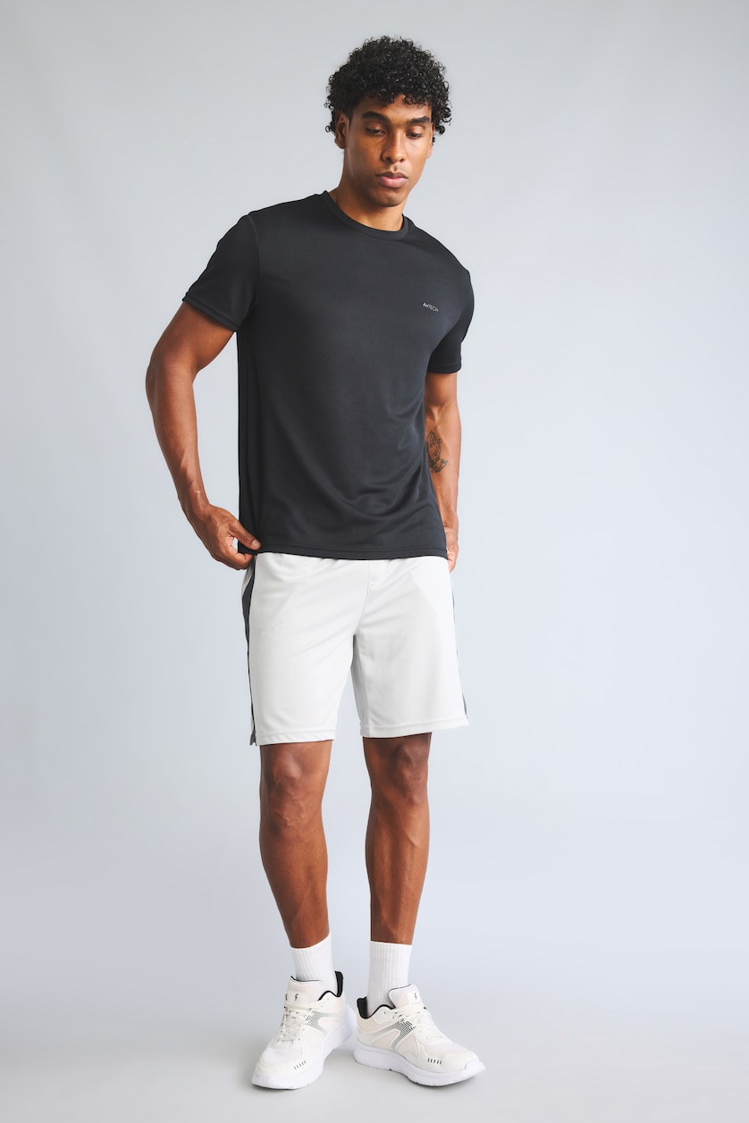 Men Light Grey Standard Fit Shorts
