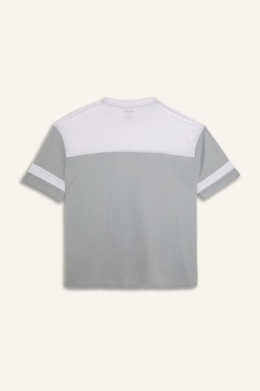 Men Light Grey Oversize Fit Short Sleeve T-Shirt