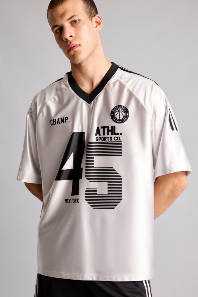 Erkek REFLECTOR GREY Oversize Kısa Kollu Tişört