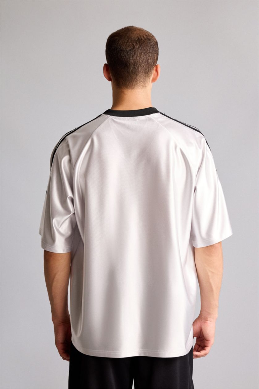 Erkek REFLECTOR GREY Oversize Kısa Kollu Tişört