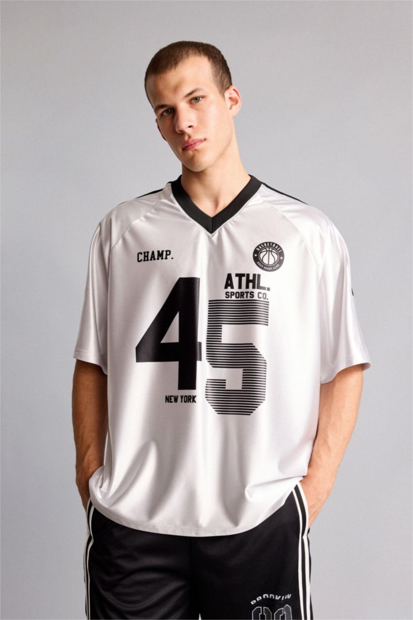 Мужчины REFLECTOR GREY Футболка Oversize
