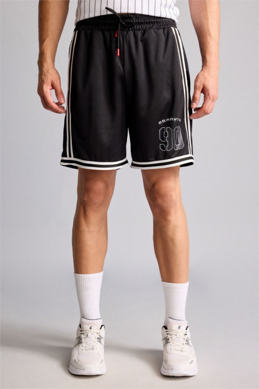 Men Black Loose Fit
