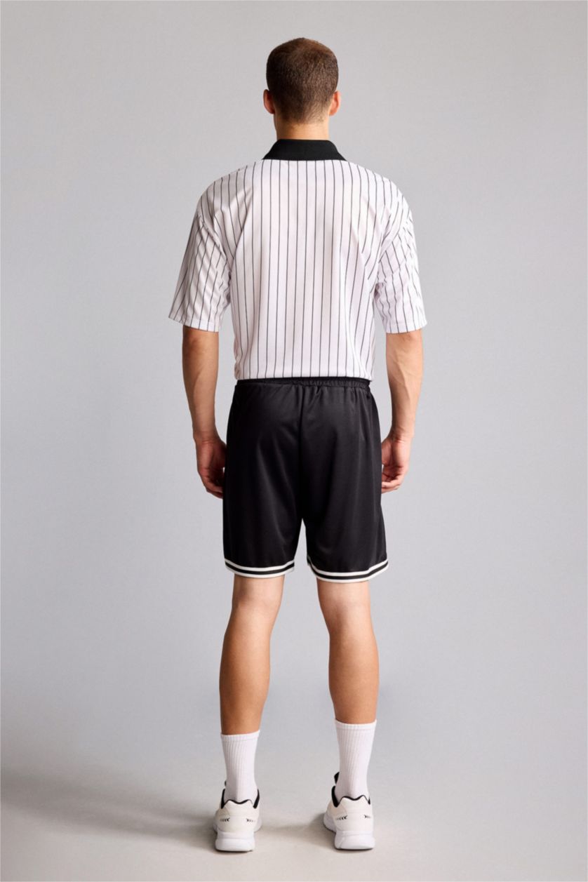 Men Black Loose Fit