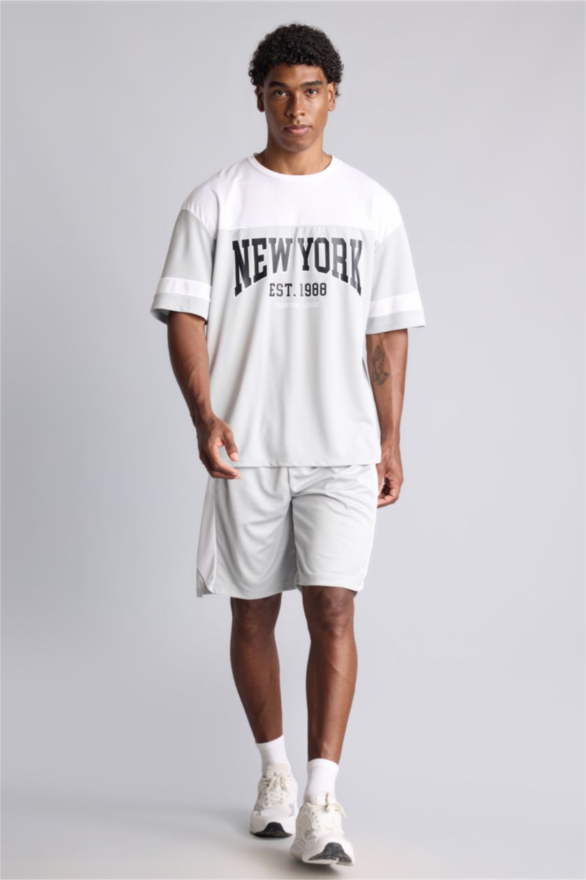 Men Light Grey Standard Fit