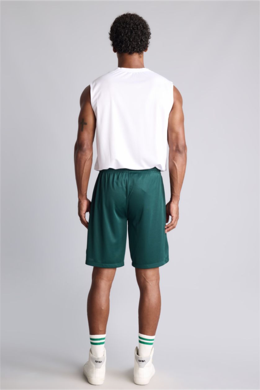 Men Dark Green Standard Fit