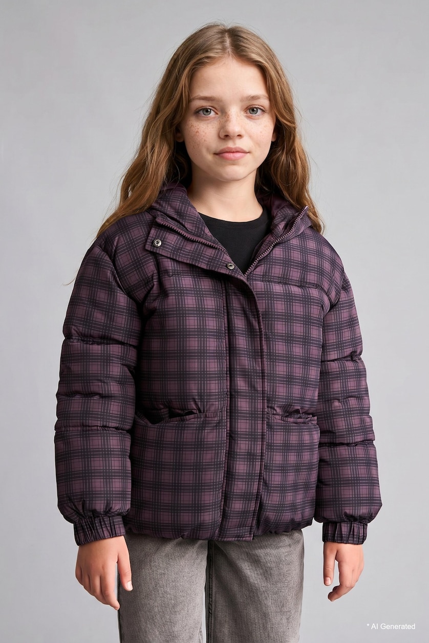 FILLES Violet Mont Coupe Oversize Fille