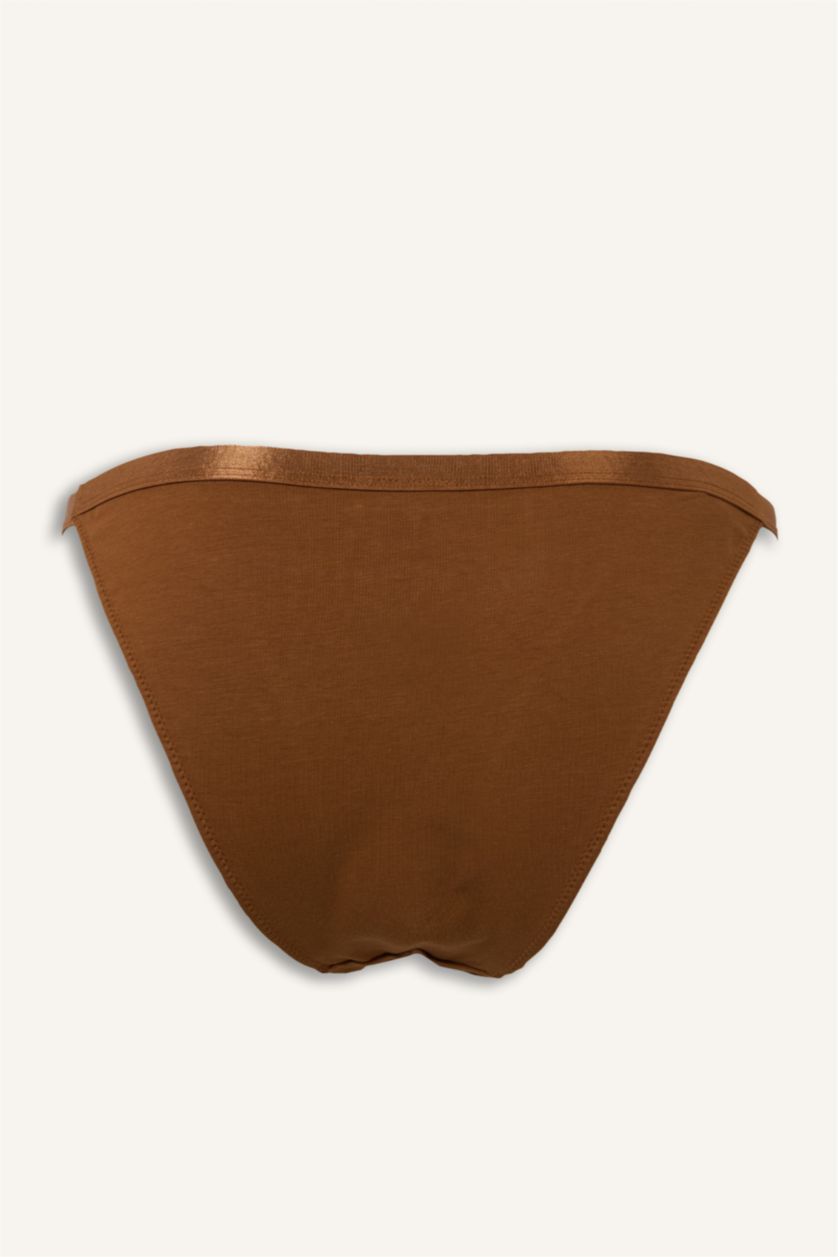 Kadın Camel Pamuklu Slip Külot