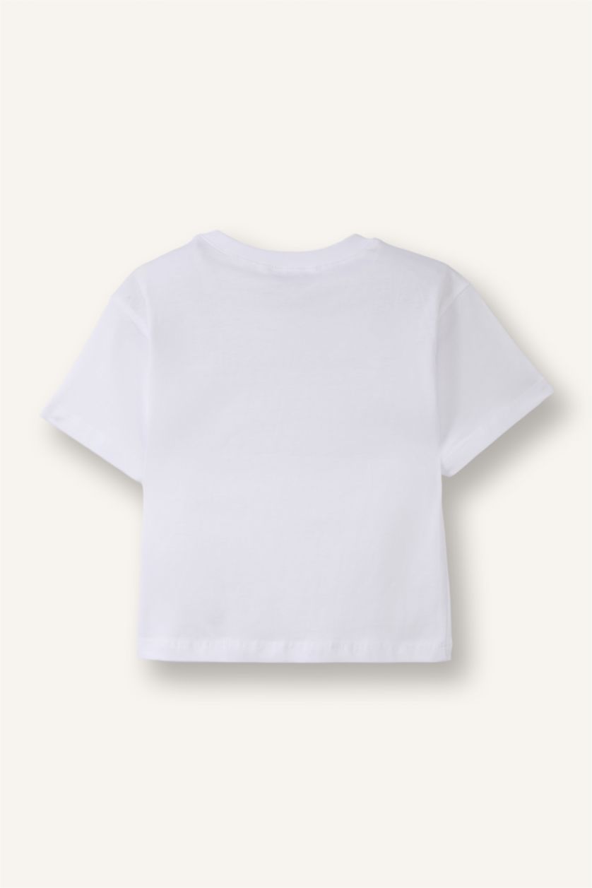 Kız Bebek Pembe Çizgili Penye 3'lü Tişört Kız Bebek