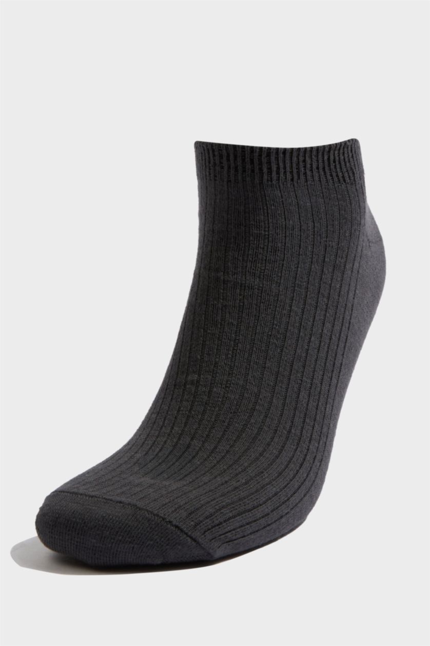 Erkek Lacivert Pamuklu 5'Li Patik Çorap