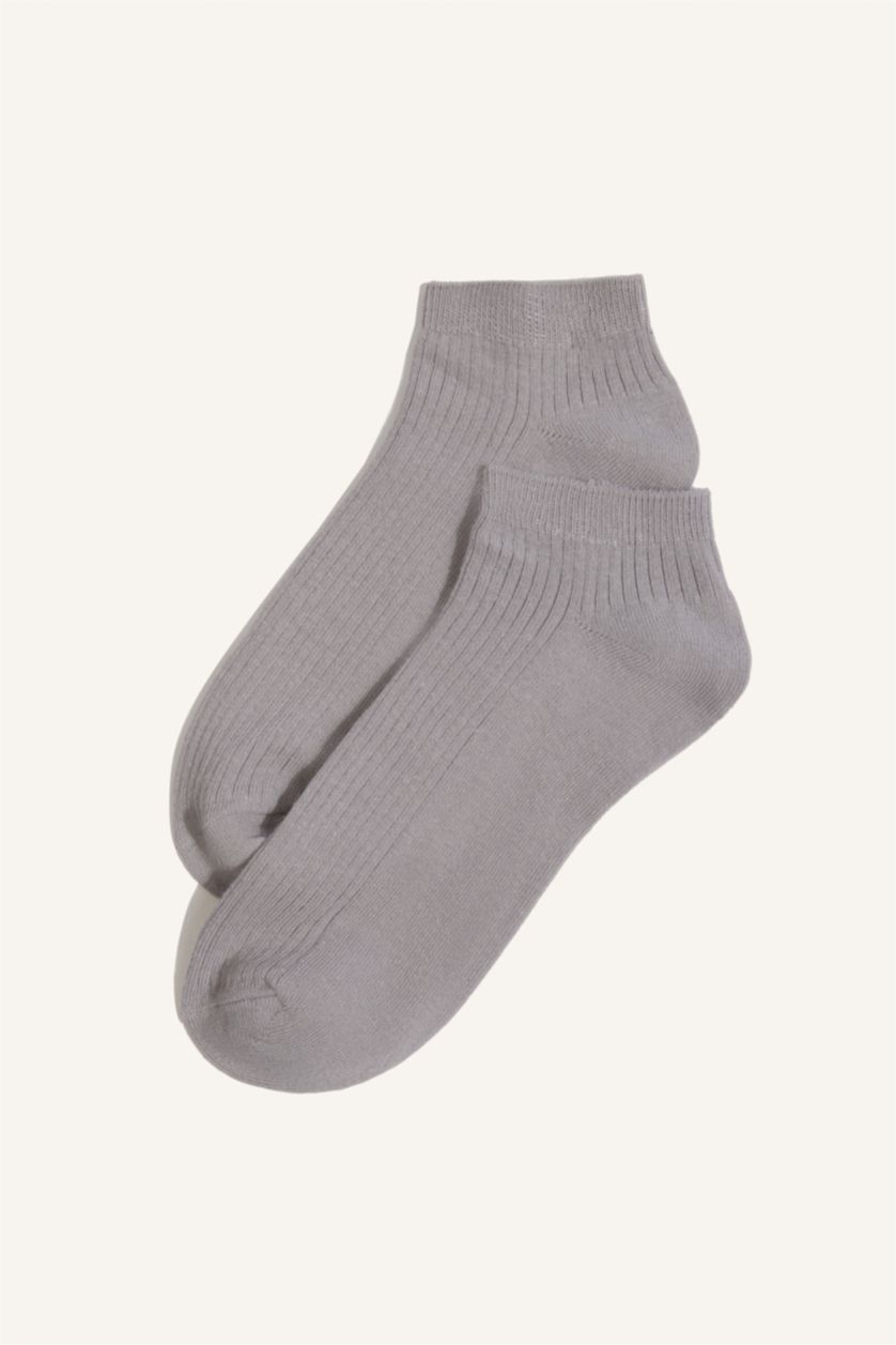 Erkek Çocuk - Genç Erkek Koyu Kahve 5'li Pamuklu Patik Çorap Erkek Çocuk