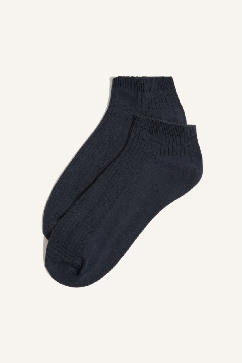 Erkek Çocuk - Genç Erkek Lacivert 5'li Pamuklu Patik Çorap Erkek Çocuk