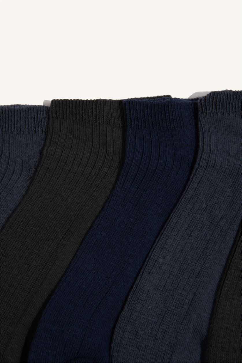 Erkek Çocuk - Genç Erkek Lacivert 5'li Pamuklu Patik Çorap Erkek Çocuk