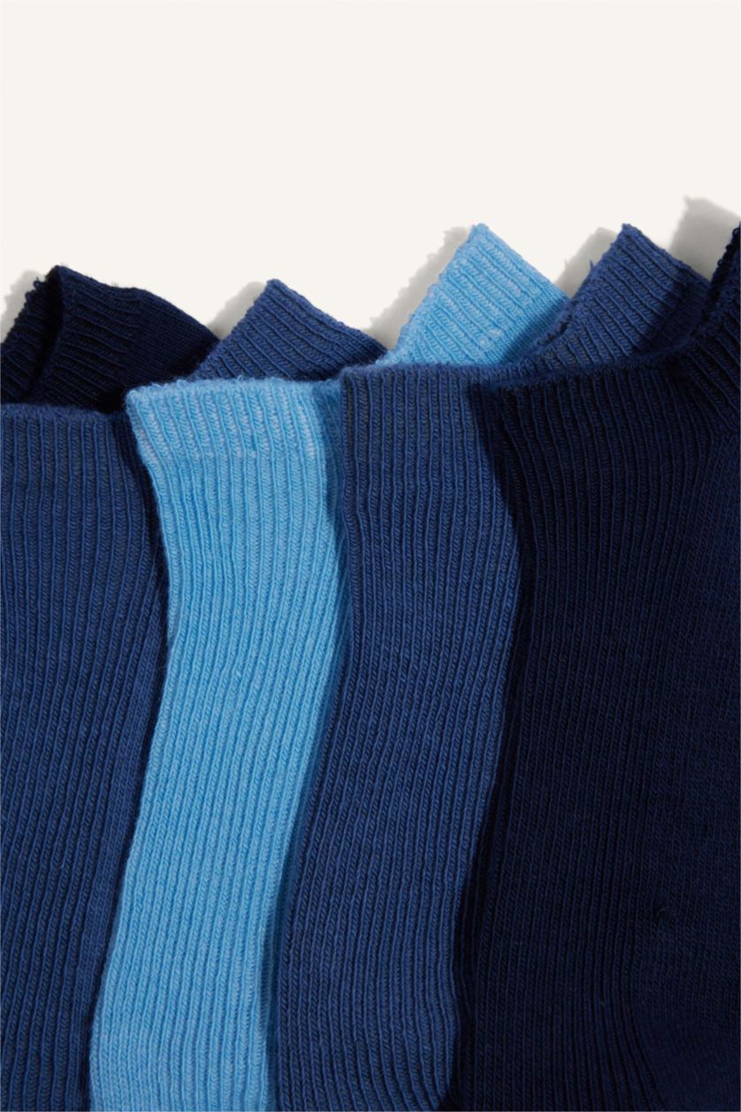 Boys & Teens NAVY جوارب ولادي قطن - 5 قطع