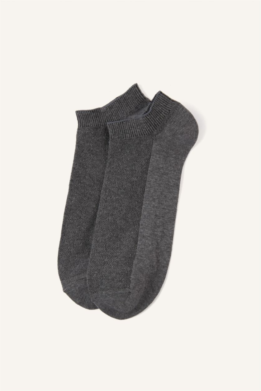 Erkek Karma Erkek 5'li Pamuklu Patik Çorap