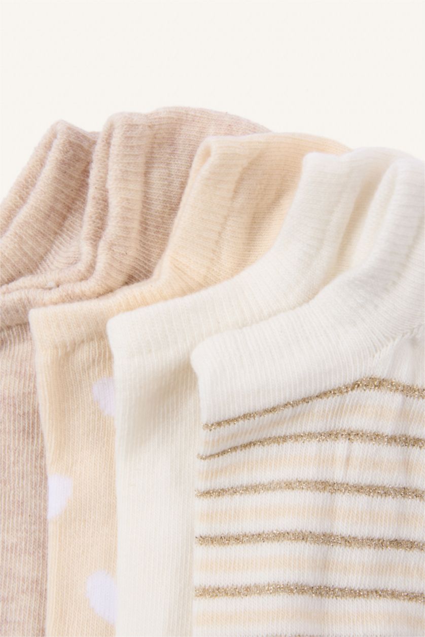 حريمي MIXED شرابات سنيكرز حريمي قطن - 5 قطع