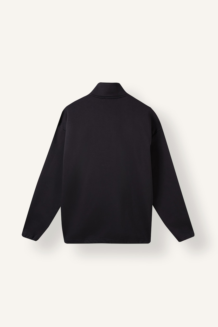 Erkek Lacivert Boxy Fıt Sweatshirt