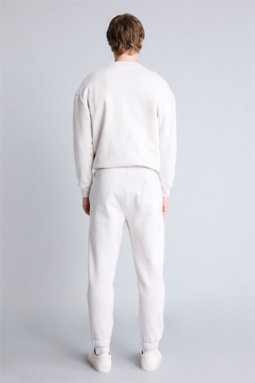 رجال اللون الحجري سيت اوفر سايز - قطعتين