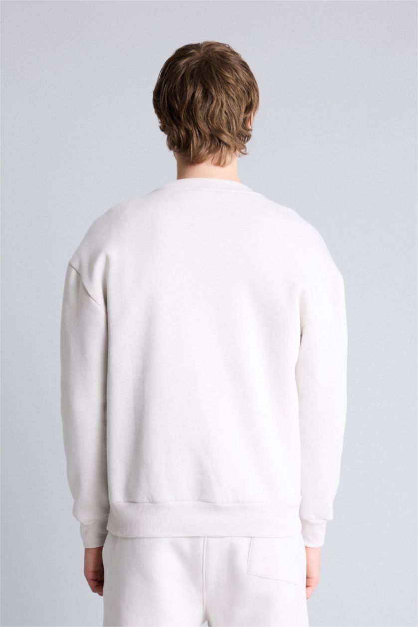 رجال اللون الحجري سيت اوفر سايز - قطعتين