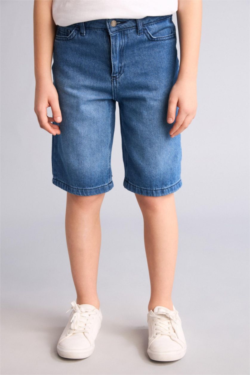 أولاد أزرق Boy Regular Fit Shorts