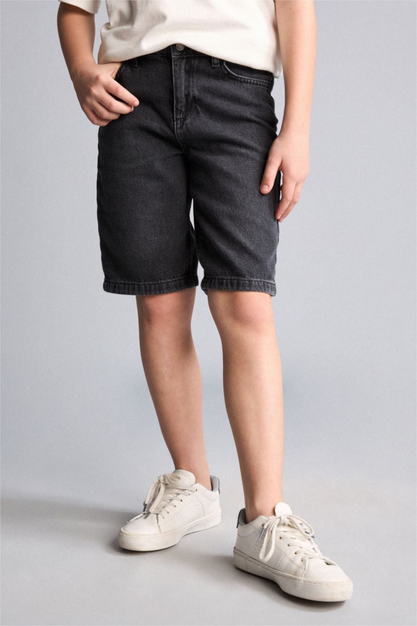 Young Boys - Teen Boys Grey Boy Regular Fit Shorts