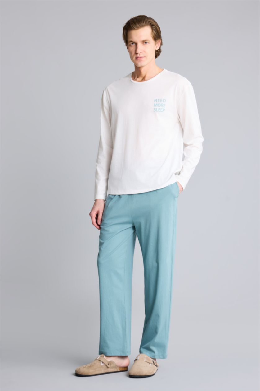 Man Ecru 2 piece Regular Fit Set