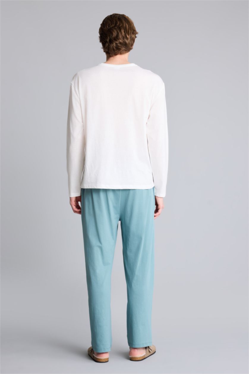 Man Ecru 2 piece Regular Fit Set