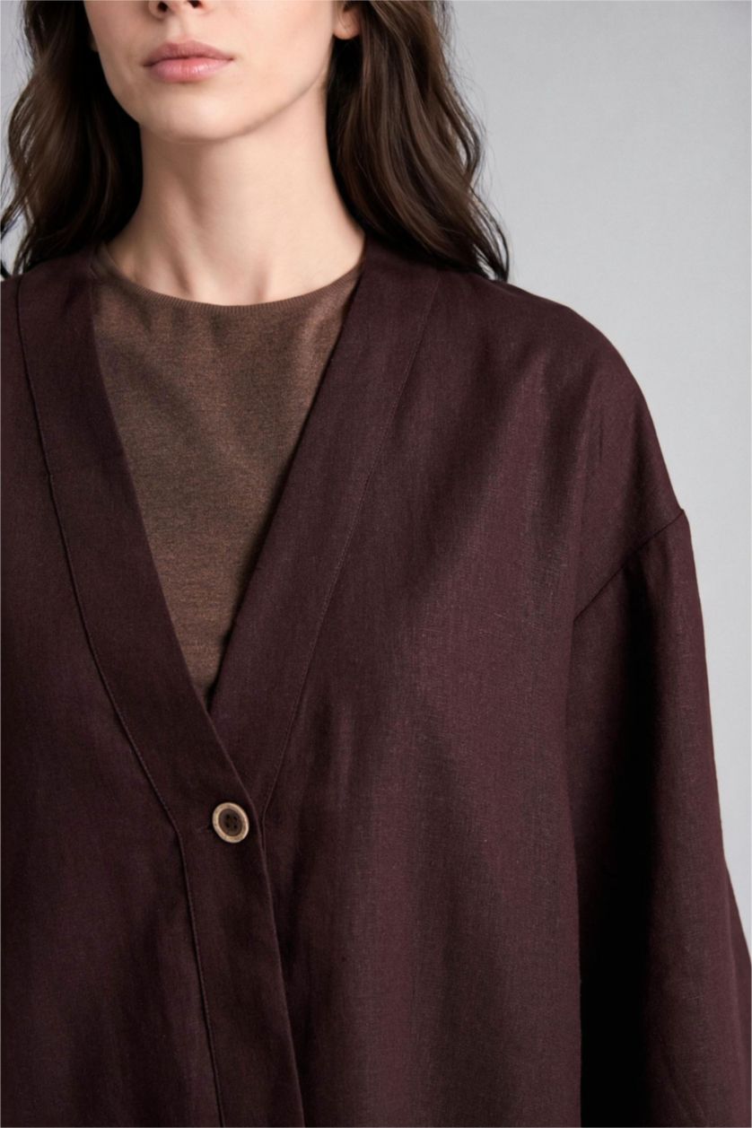 WOMAN Brown Regular Fit
