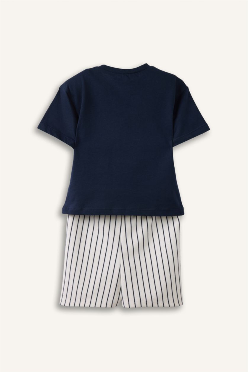 Kız Bebek Lacivert Ayıcıklı 2'li Takım Kız Bebek