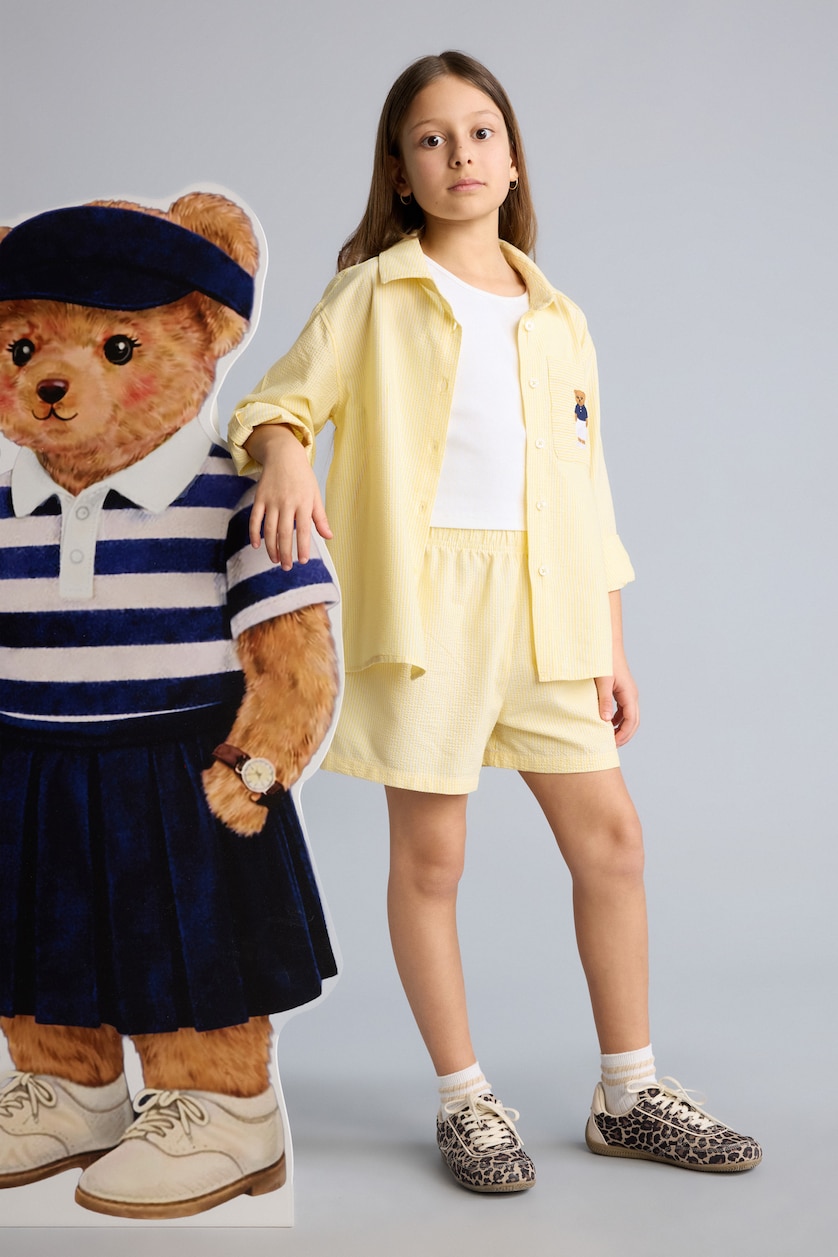 Young Girls - Teen Girls Light Yellow 2 piece