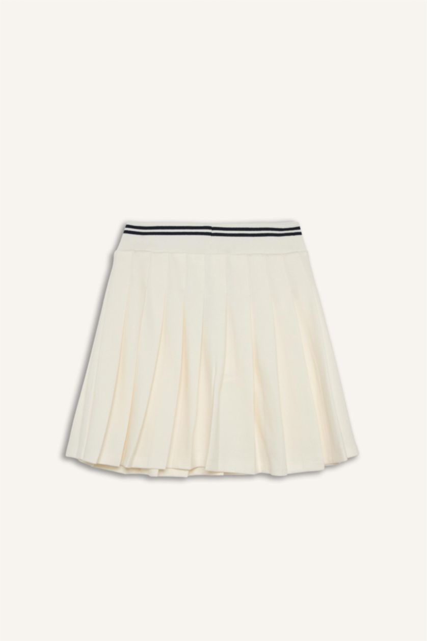 Қыздар Және Жасөспірімдер ақ Қыз балаларға арналған плиссе белдемше