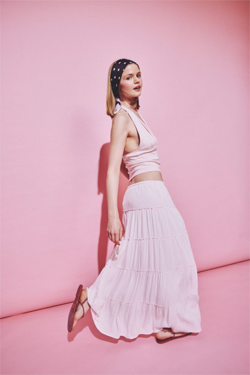 Woman Light Pink Maxi