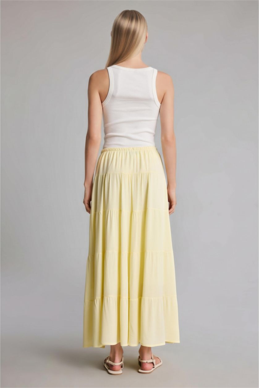 Women Light Yellow Maxi
