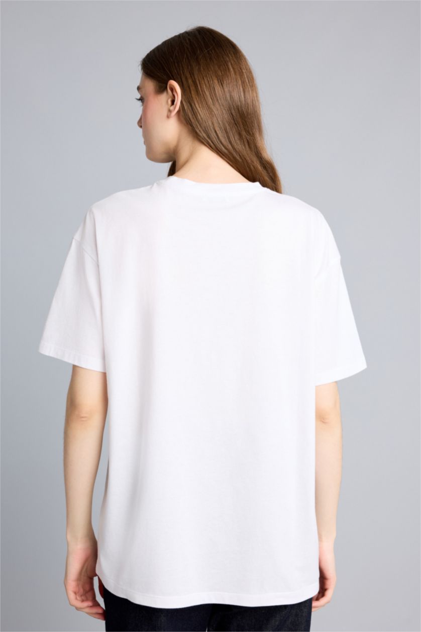 Әйелдерге ақ Трикотаж футболка