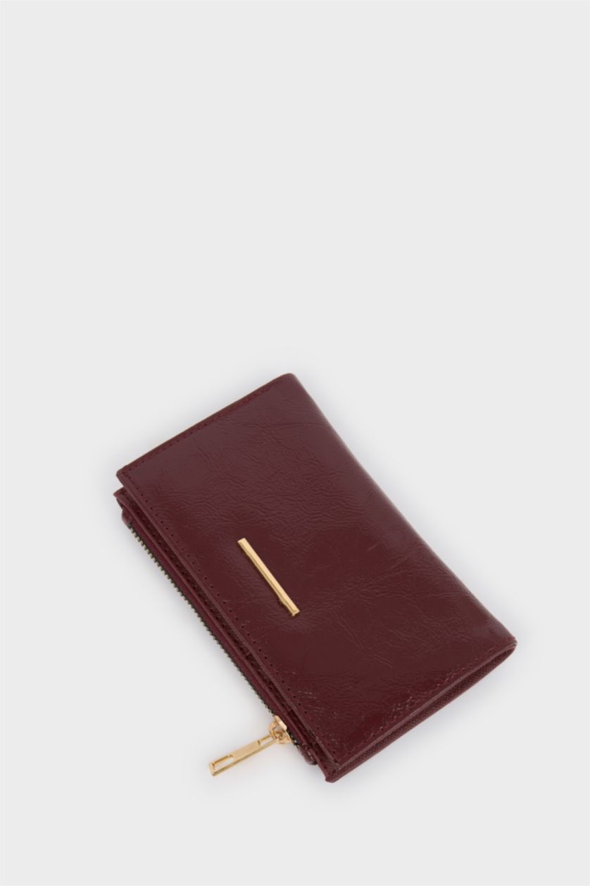 Kadın Bordo Kadın Suni Deri Cüzdan