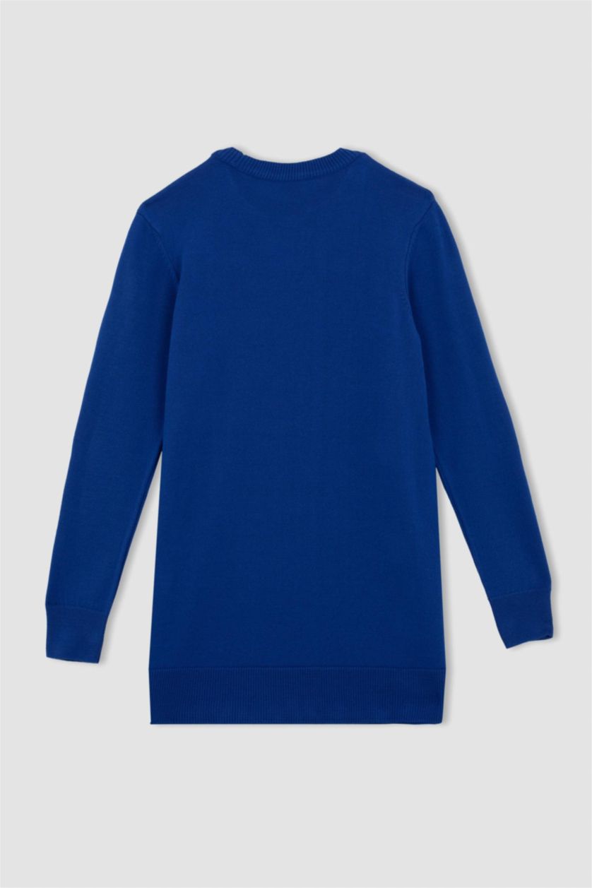 Kadın Saks Regular Fıt Tunik