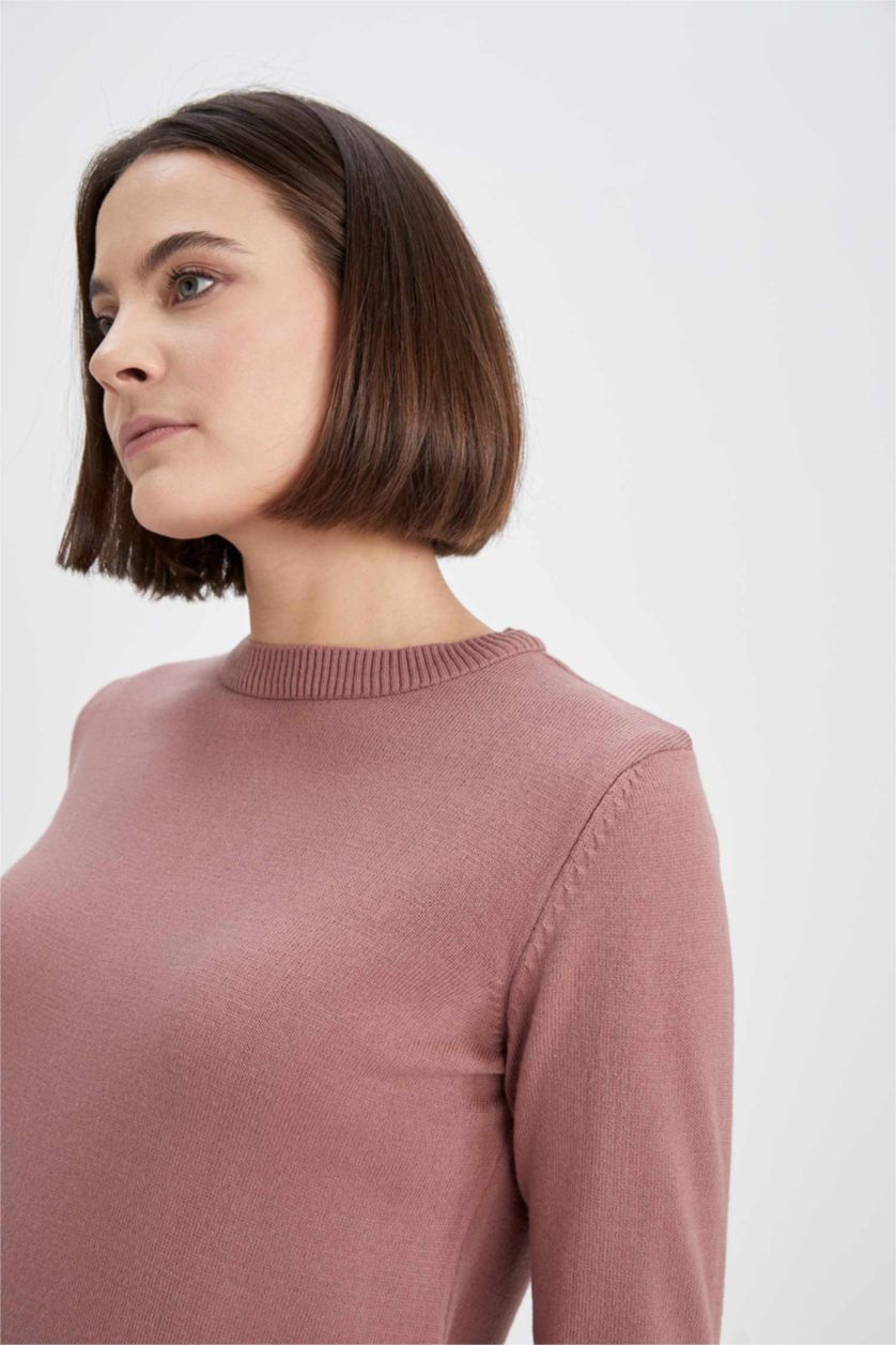 WOMAN Rose Regular Fit Crew Neck Tunic