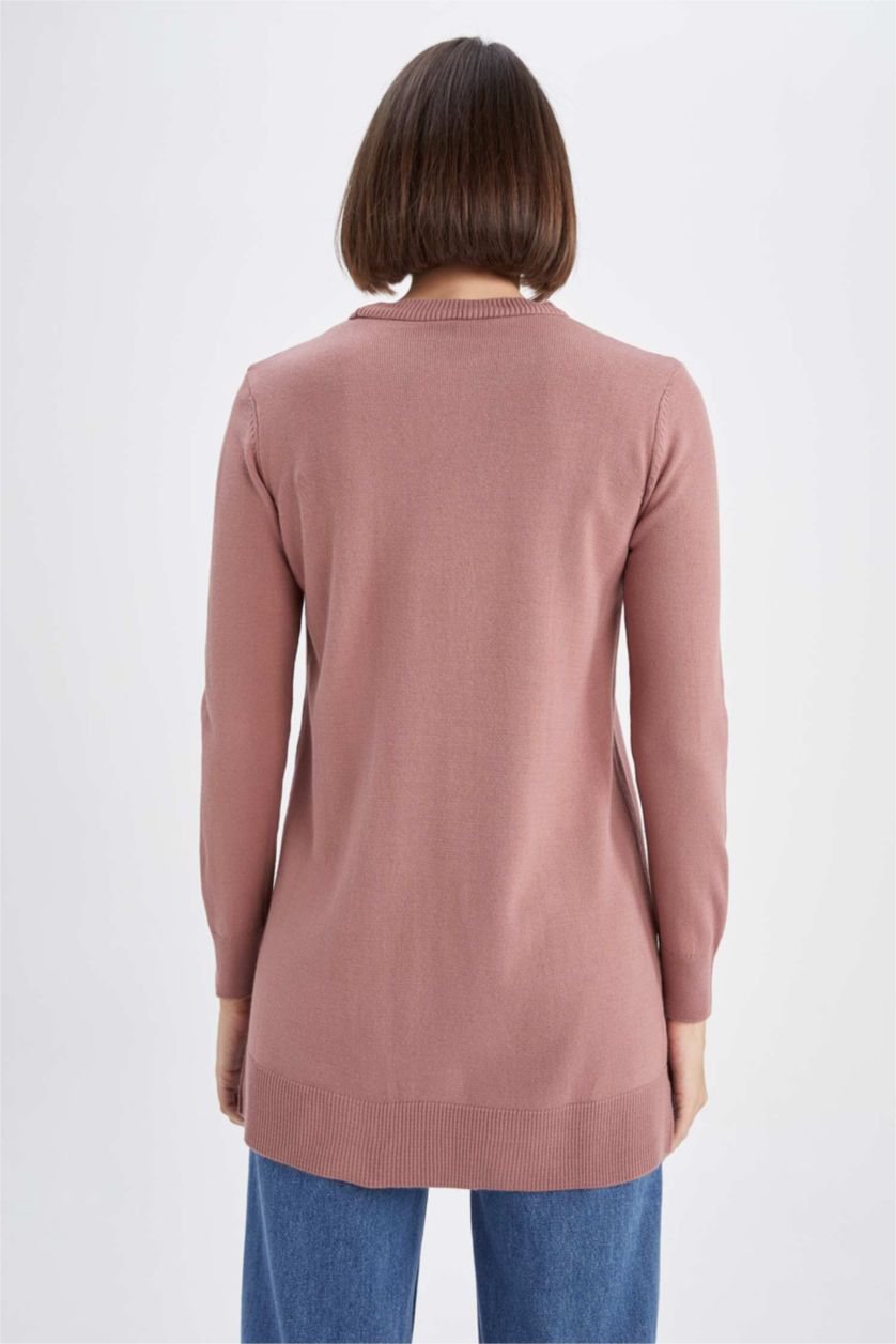 WOMAN Rose Regular Fit Crew Neck Tunic