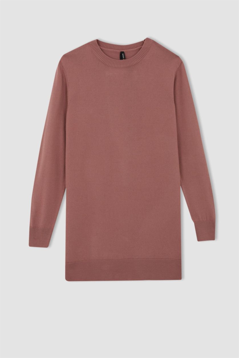 WOMAN Rose Regular Fit Crew Neck Tunic