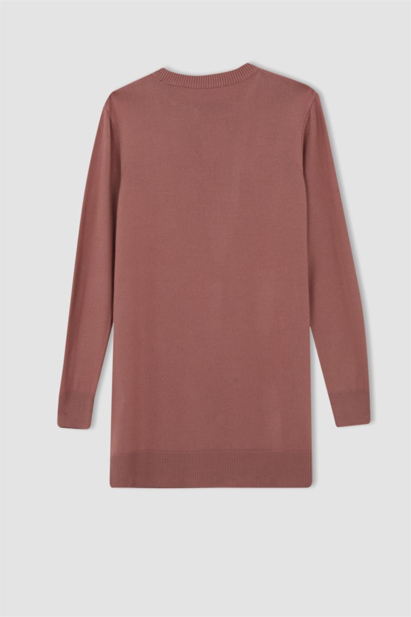 WOMAN Rose Regular Fit Crew Neck Tunic