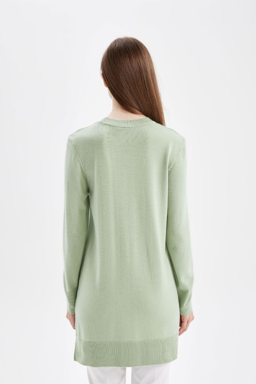 Әйелдерге Жалбыз с мойын Туника