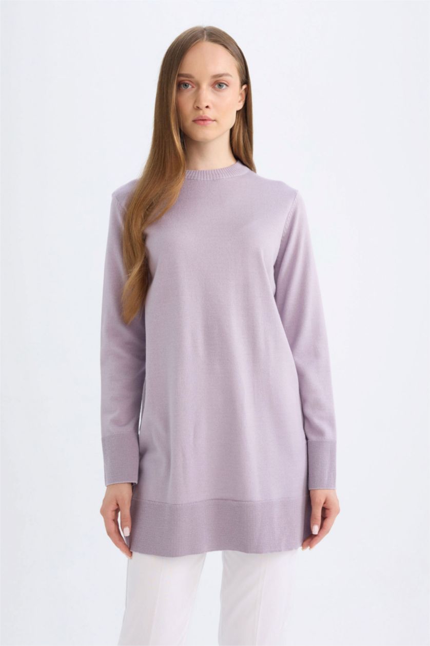 WOMAN Lilac Regular Fit Tunic