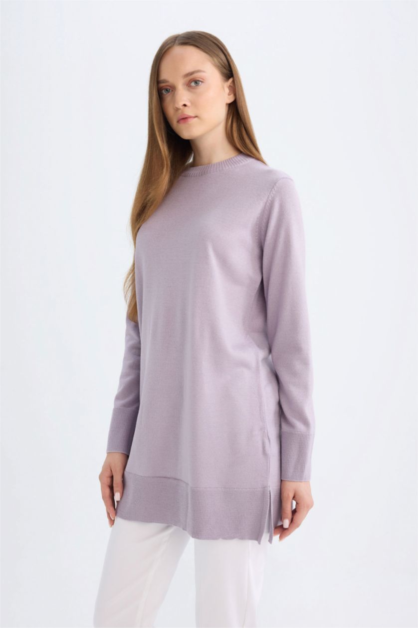 WOMAN Lilac Regular Fit Tunic