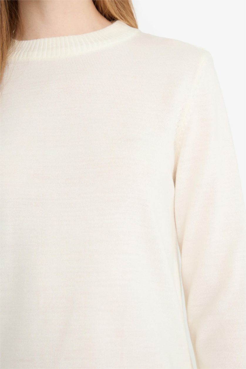 WOMAN Ecru Regular Fit Tunic