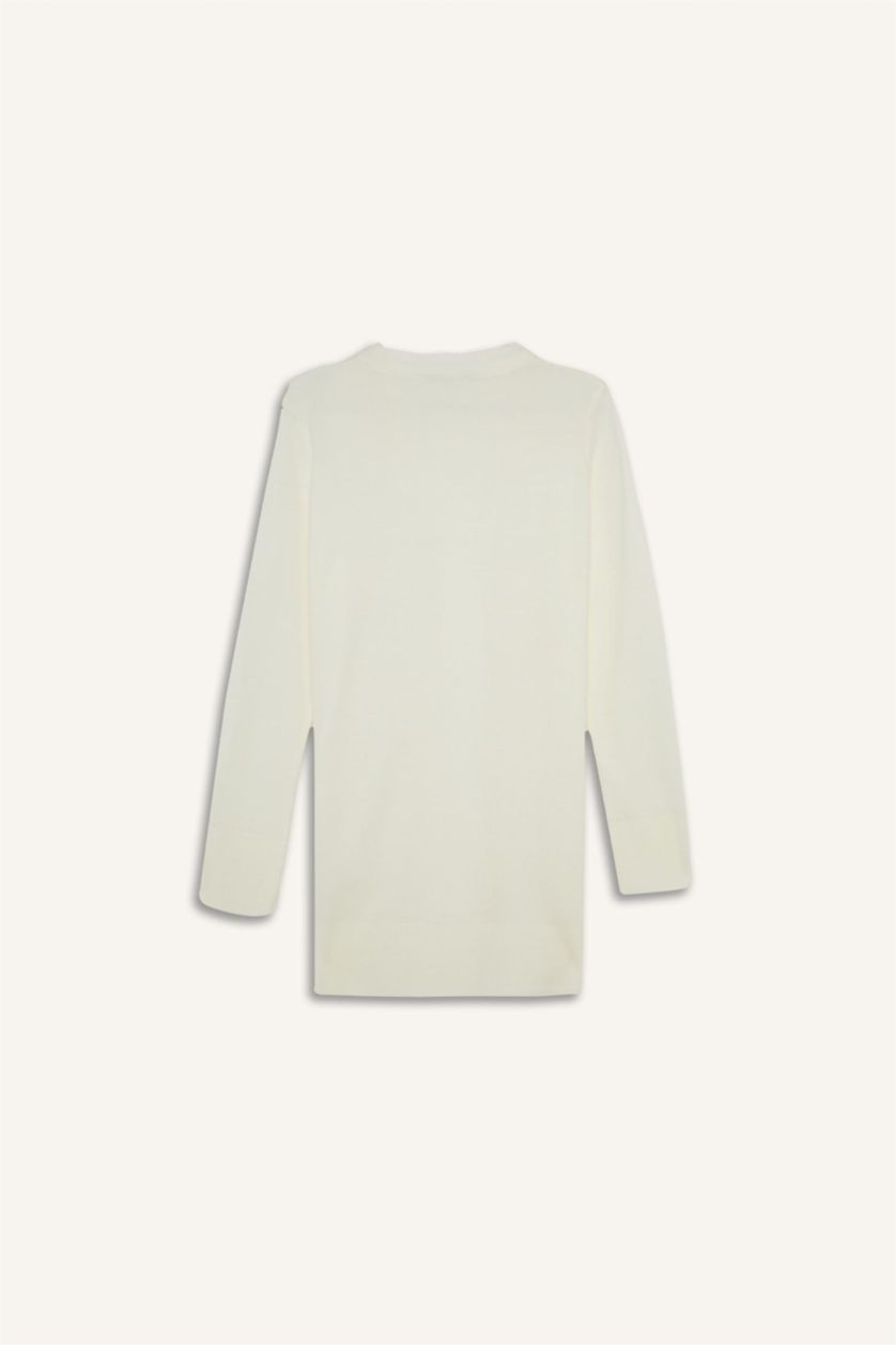 WOMAN Ecru Regular Fit Tunic