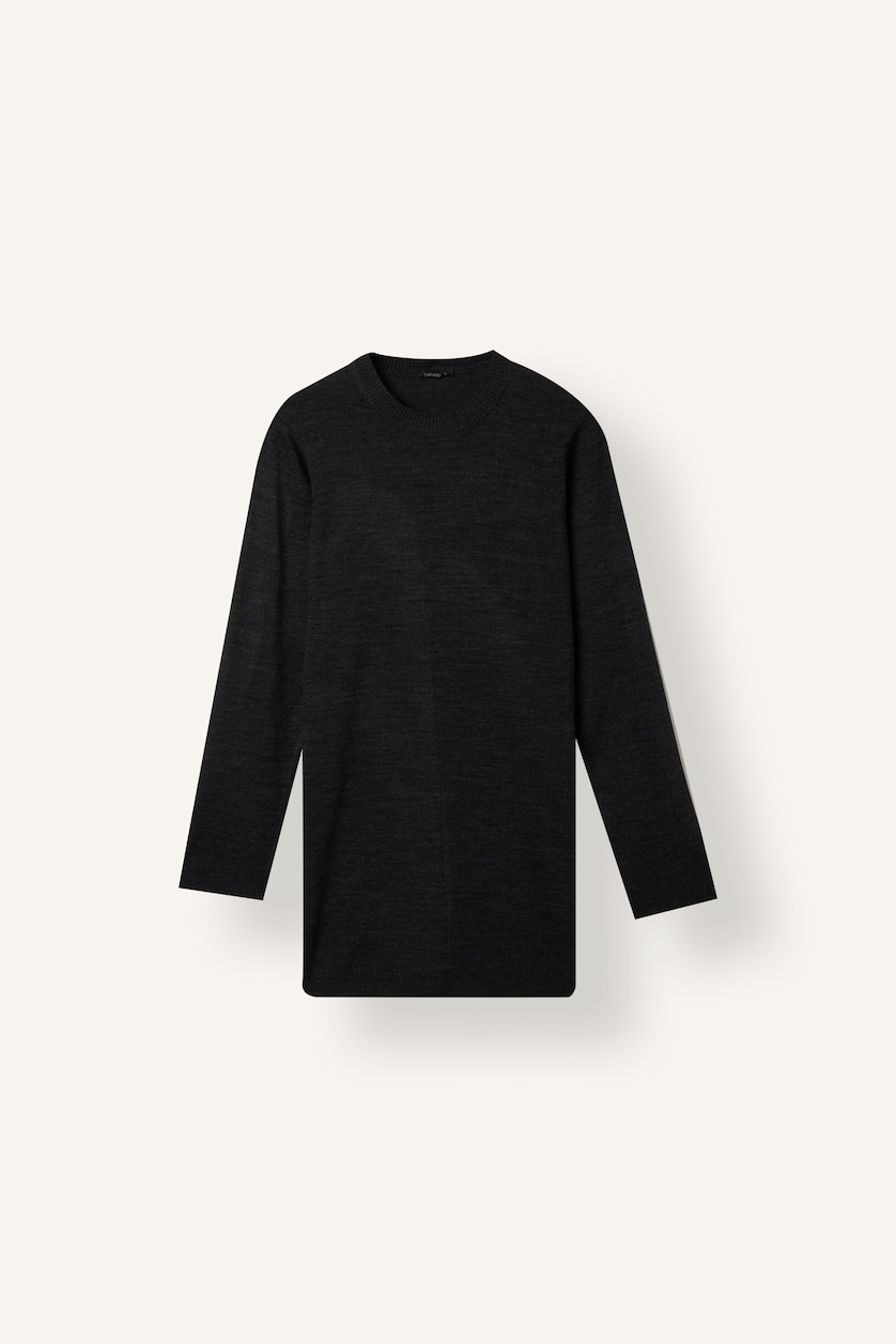 Kadın Antrasit Regular Fit Tunik