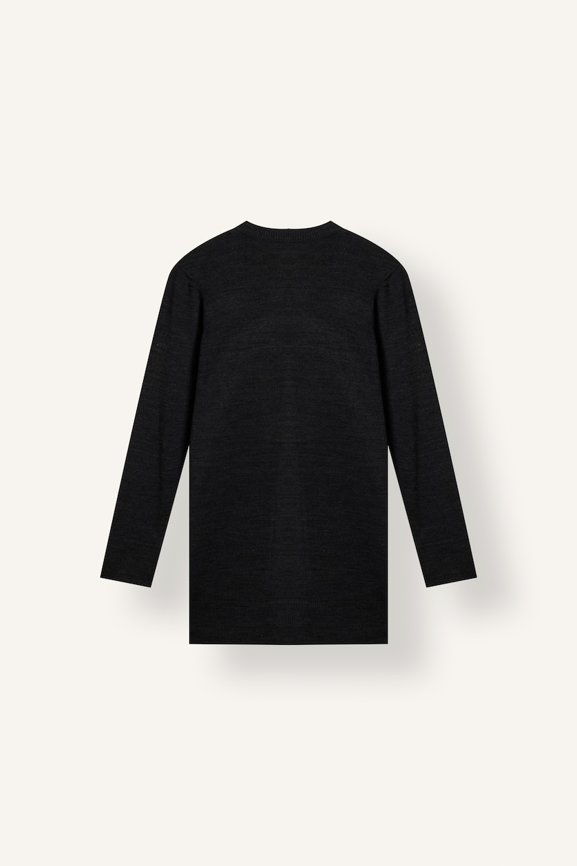Kadın Antrasit Regular Fit Tunik