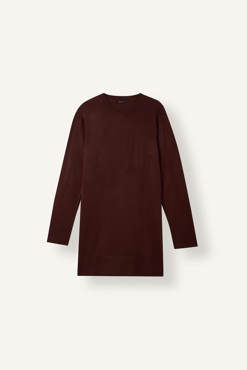 Kadın Kahve Regular Fit Tunik